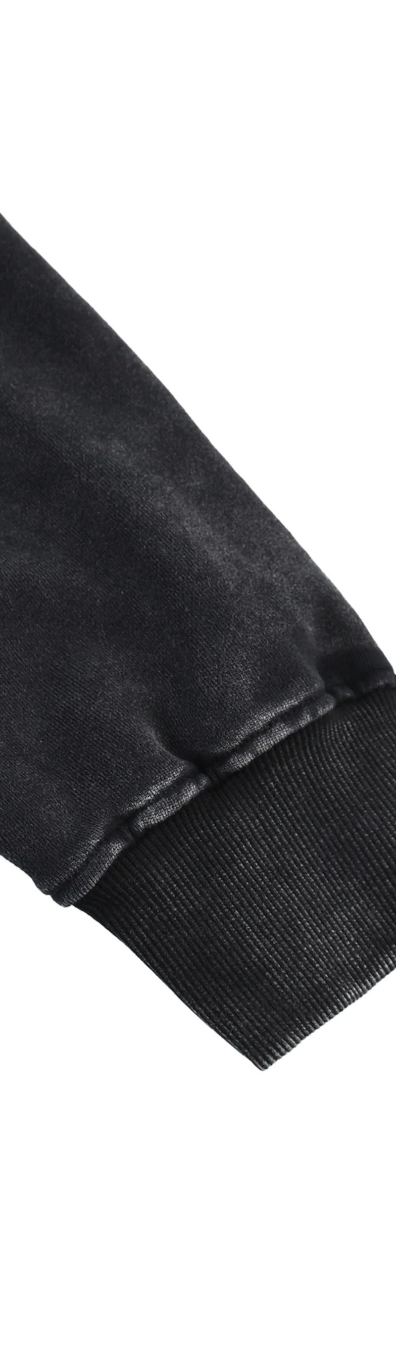 ŁATWOGANG drop 38 — Bluza Mineral Wash Piping Raw Hem - ŁATWOGANG™ — szczegół (5/8)