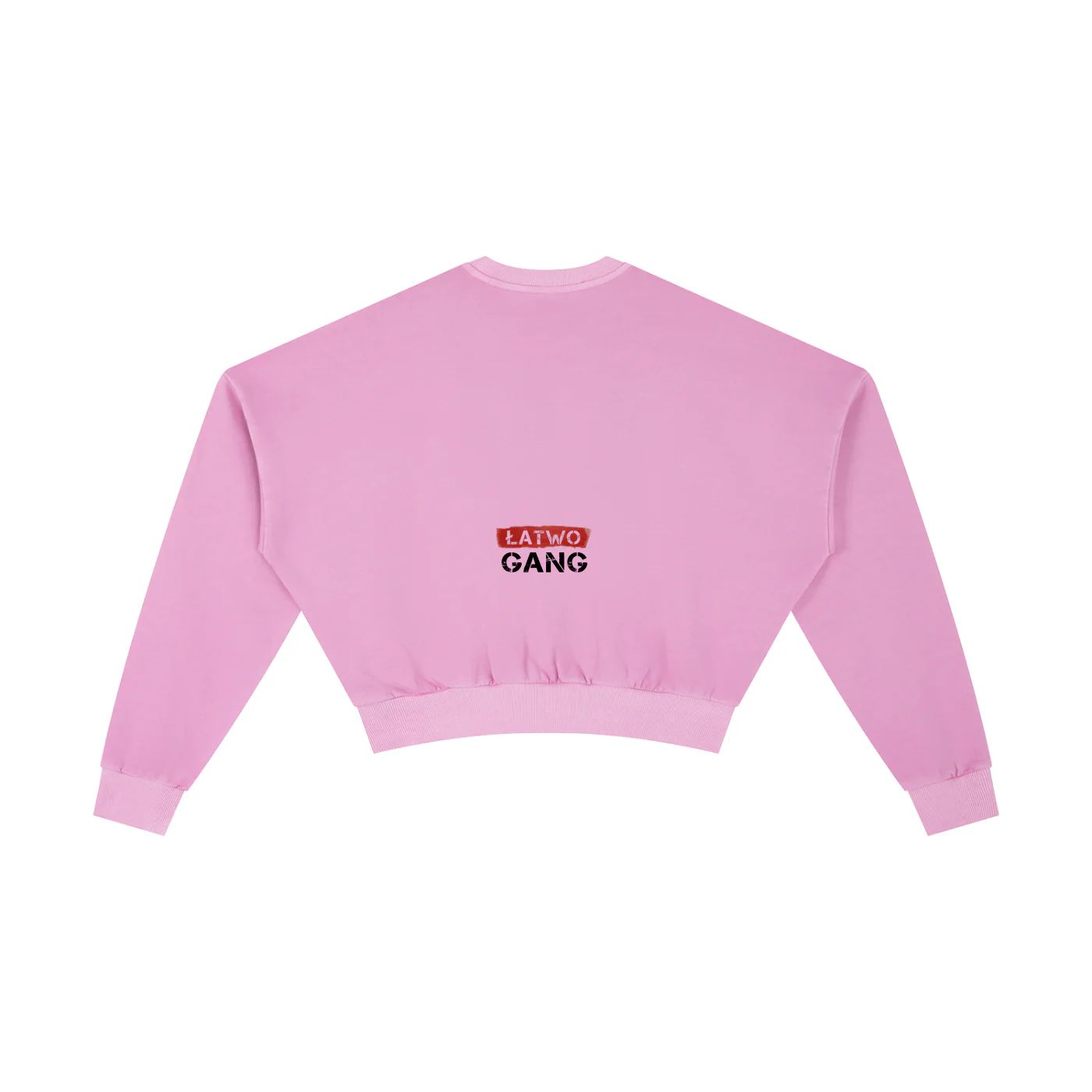 ŁATWOGANG drop 39 — Vintage Washed Cropped Sweatshirt - ŁATWOGANG™ — szczegół (5/13)