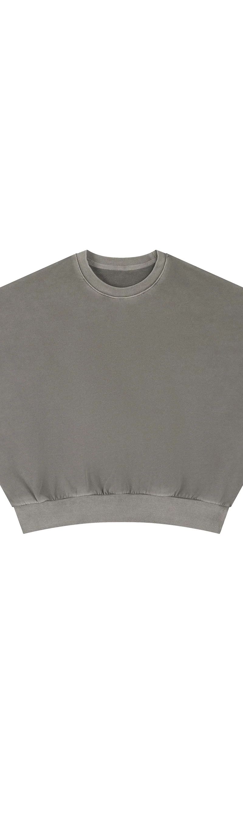 ŁATWOGANG drop 39 — Vintage Washed Cropped Sweatshirt - ŁATWOGANG™ — widok 7 (7/13)