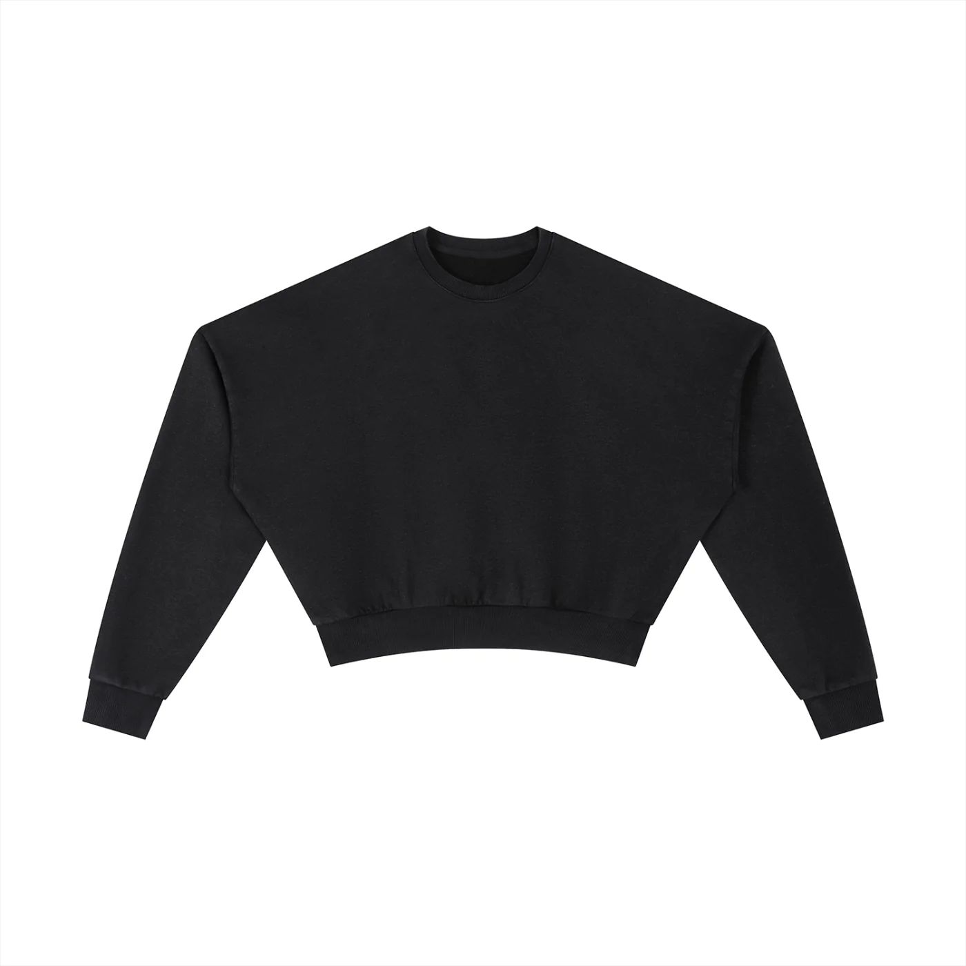 ŁATWOGANG drop 39 — Vintage Washed Cropped Sweatshirt - ŁATWOGANG™ — tył (2/13)