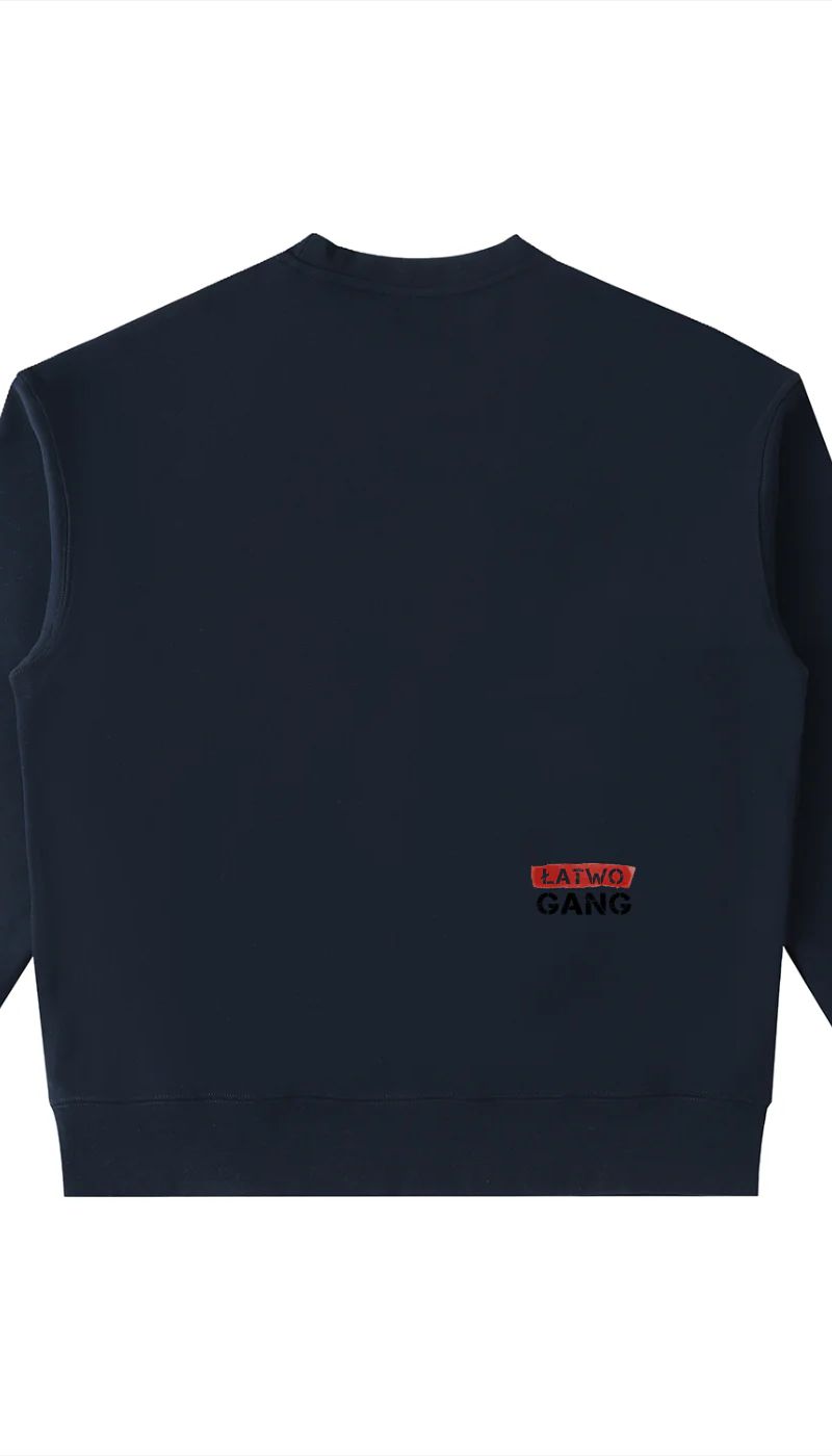 ŁATWOGANG drop 40 — Bluza Crewneck Heavyweight z kieszenią - ŁATWOGANG™ — lookbook (4/13)