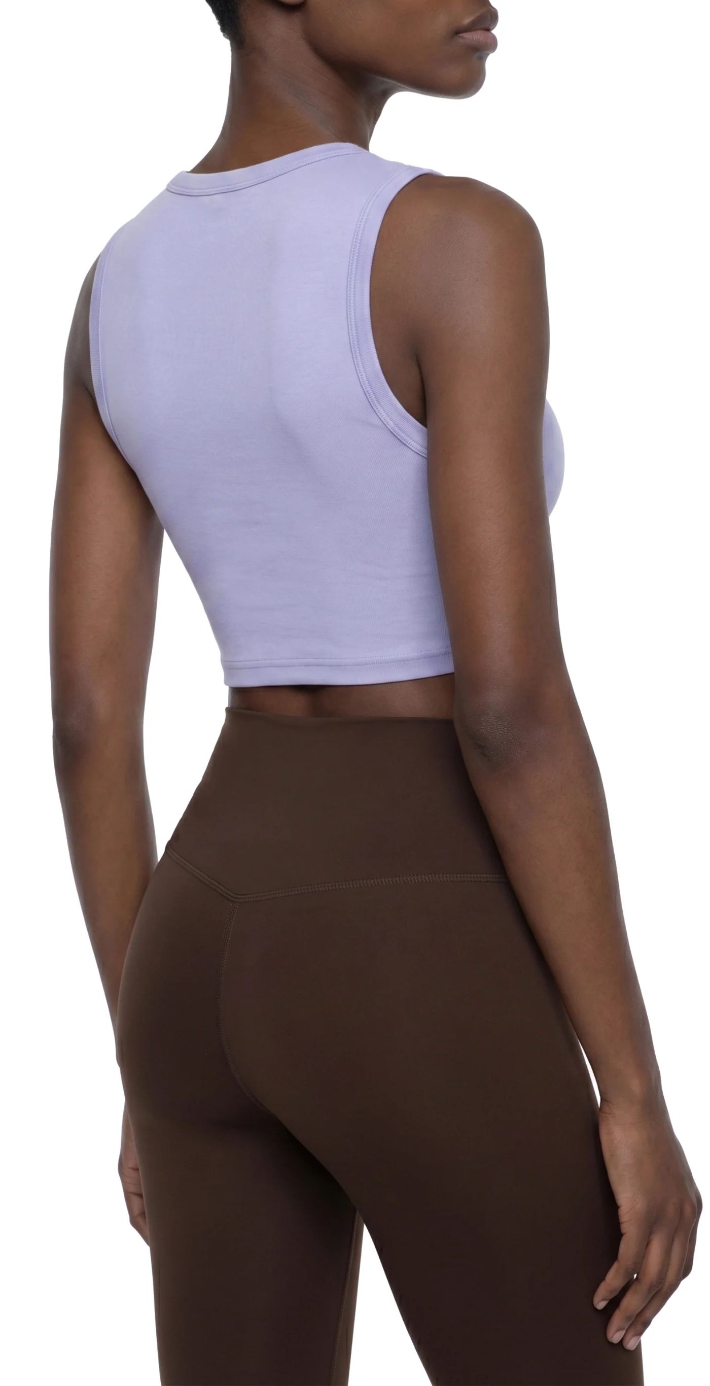 ŁATWOGANG drop 43 — Tank Top Damski Tight Crewneck Crop - ŁATWOGANG™ — widok 18 (18/20)