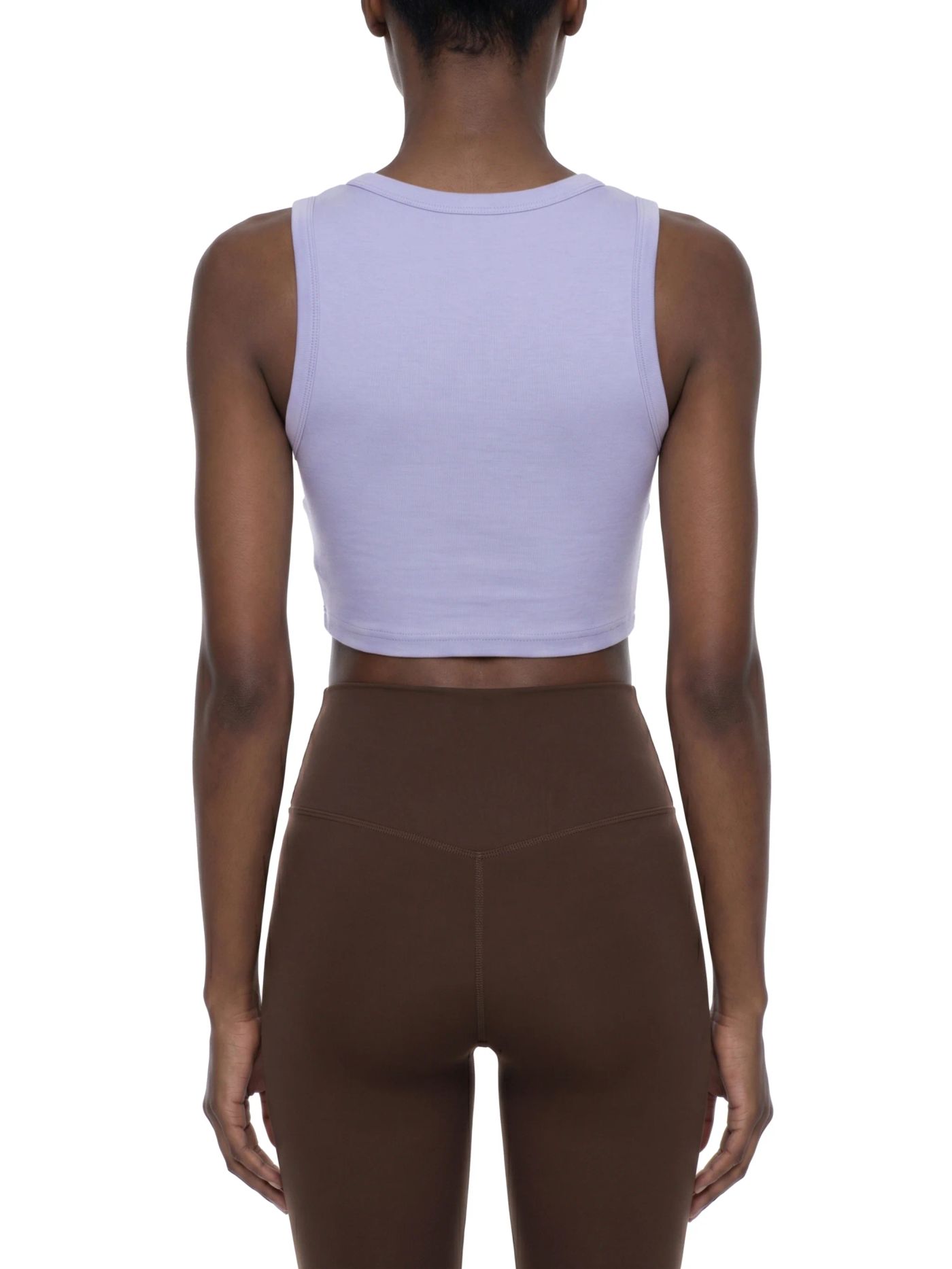 ŁATWOGANG drop 43 — Tank Top Damski Tight Crewneck Crop - ŁATWOGANG™ — widok 13 (13/20)