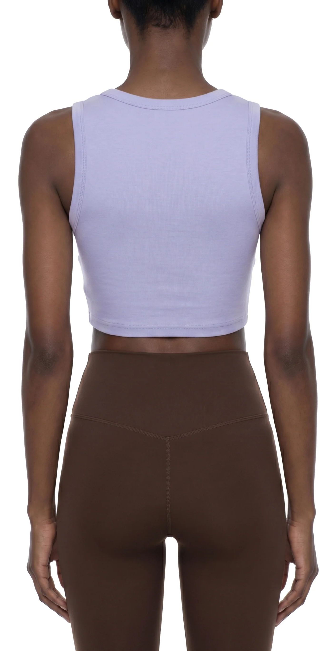 ŁATWOGANG drop 43 — Tank Top Damski Tight Crewneck Crop - ŁATWOGANG™ — widok 13 (13/20)