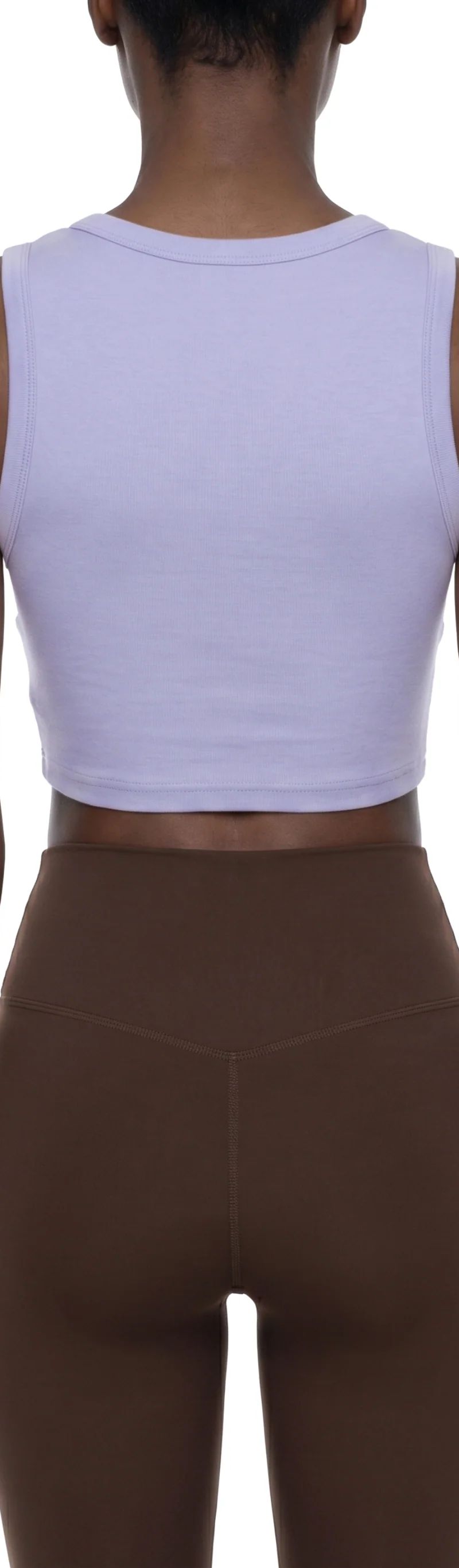 ŁATWOGANG drop 43 — Tank Top Damski Tight Crewneck Crop - ŁATWOGANG™ — widok 13 (13/20)