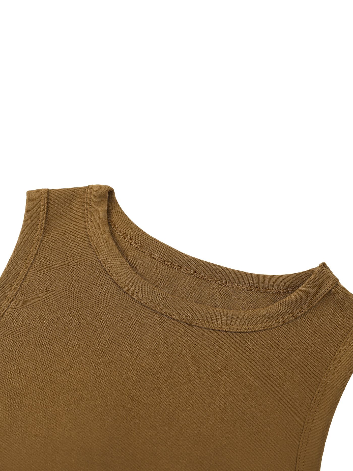 ŁATWOGANG drop 43 — Tank Top Damski Tight Crewneck Crop - ŁATWOGANG™ — widok 15 (15/20)
