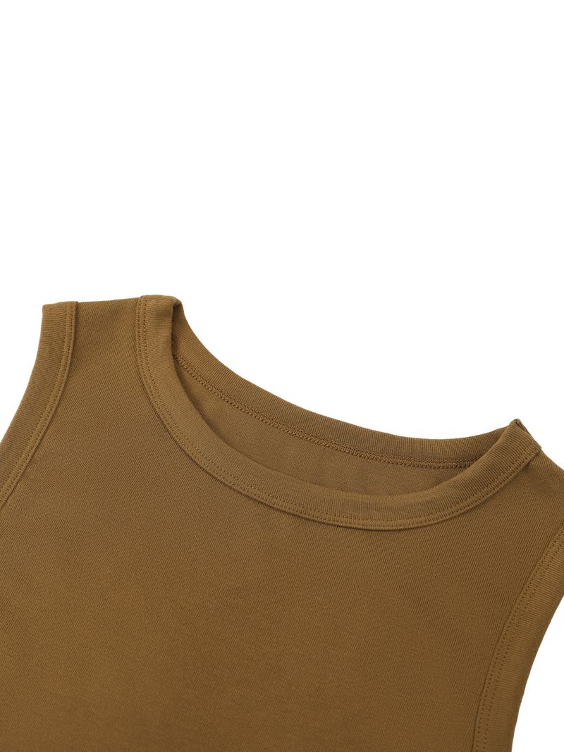 ŁATWOGANG drop 43 — Tank Top Damski Tight Crewneck Crop - ŁATWOGANG™ — widok 15 (15/20)