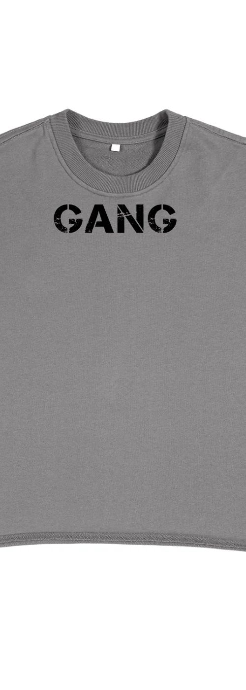 ŁATWOGANG drop 44 — Tank Top Boxy French Terry - ŁATWOGANG™