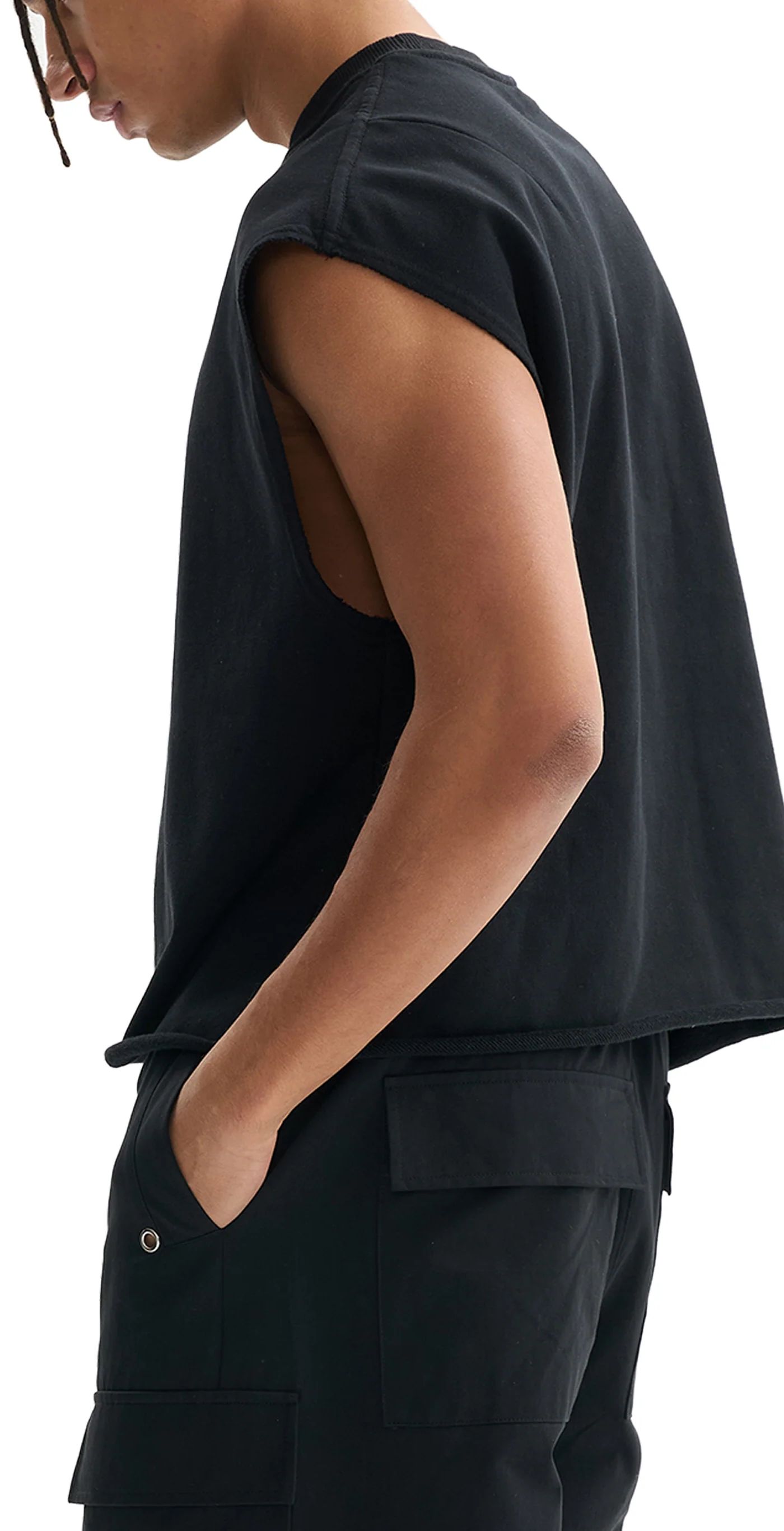 ŁATWOGANG drop 44 — Tank Top Boxy French Terry - ŁATWOGANG™ — widok 7 (7/13)