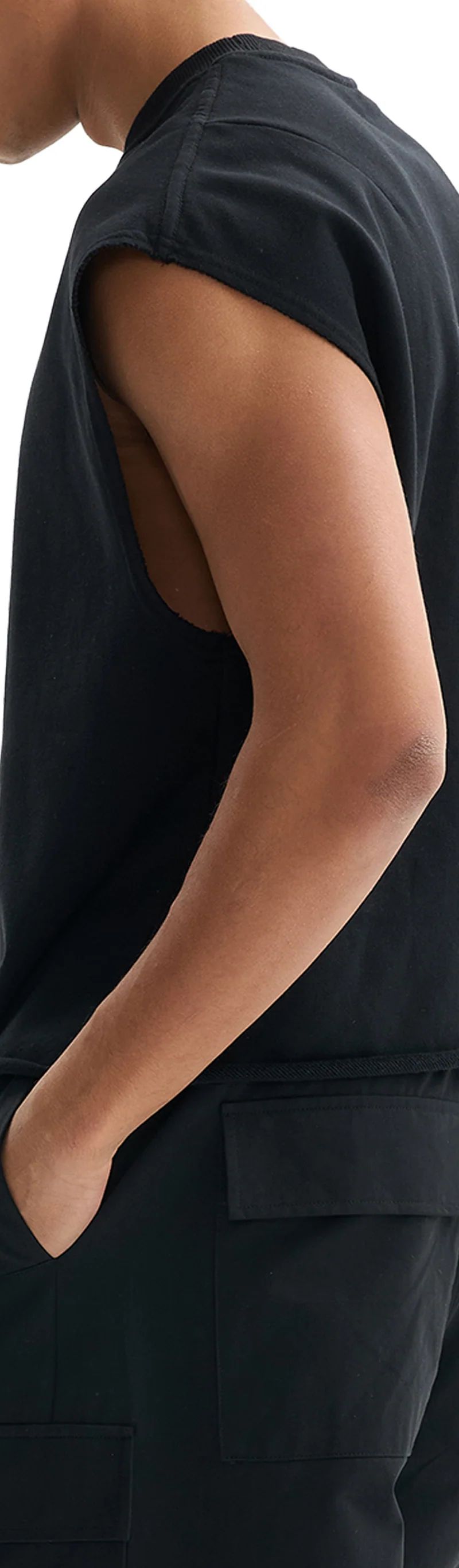 ŁATWOGANG drop 44 — Tank Top Boxy French Terry - ŁATWOGANG™ — widok 7 (7/13)