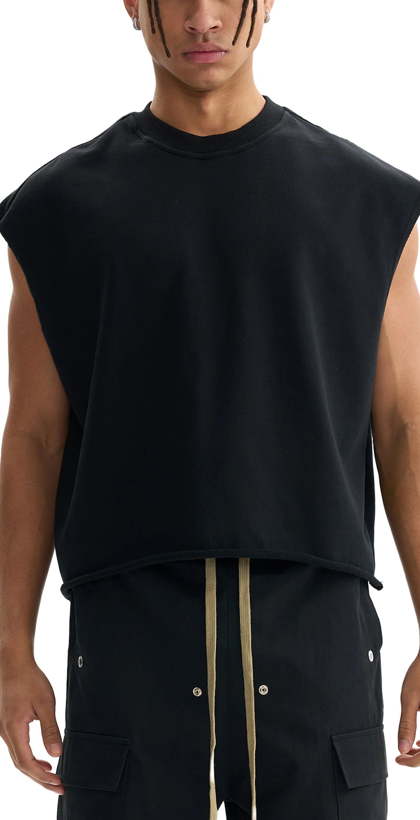 ŁATWOGANG drop 44 — Tank Top Boxy French Terry - ŁATWOGANG™ — widok 6 (6/13)