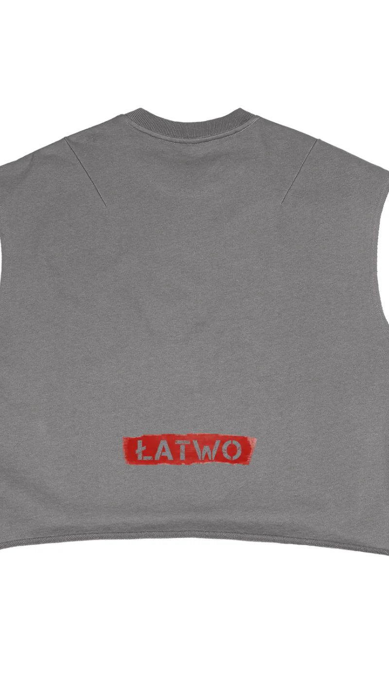 ŁATWOGANG drop 44 — Tank Top Boxy French Terry - ŁATWOGANG™ — lookbook (4/13)