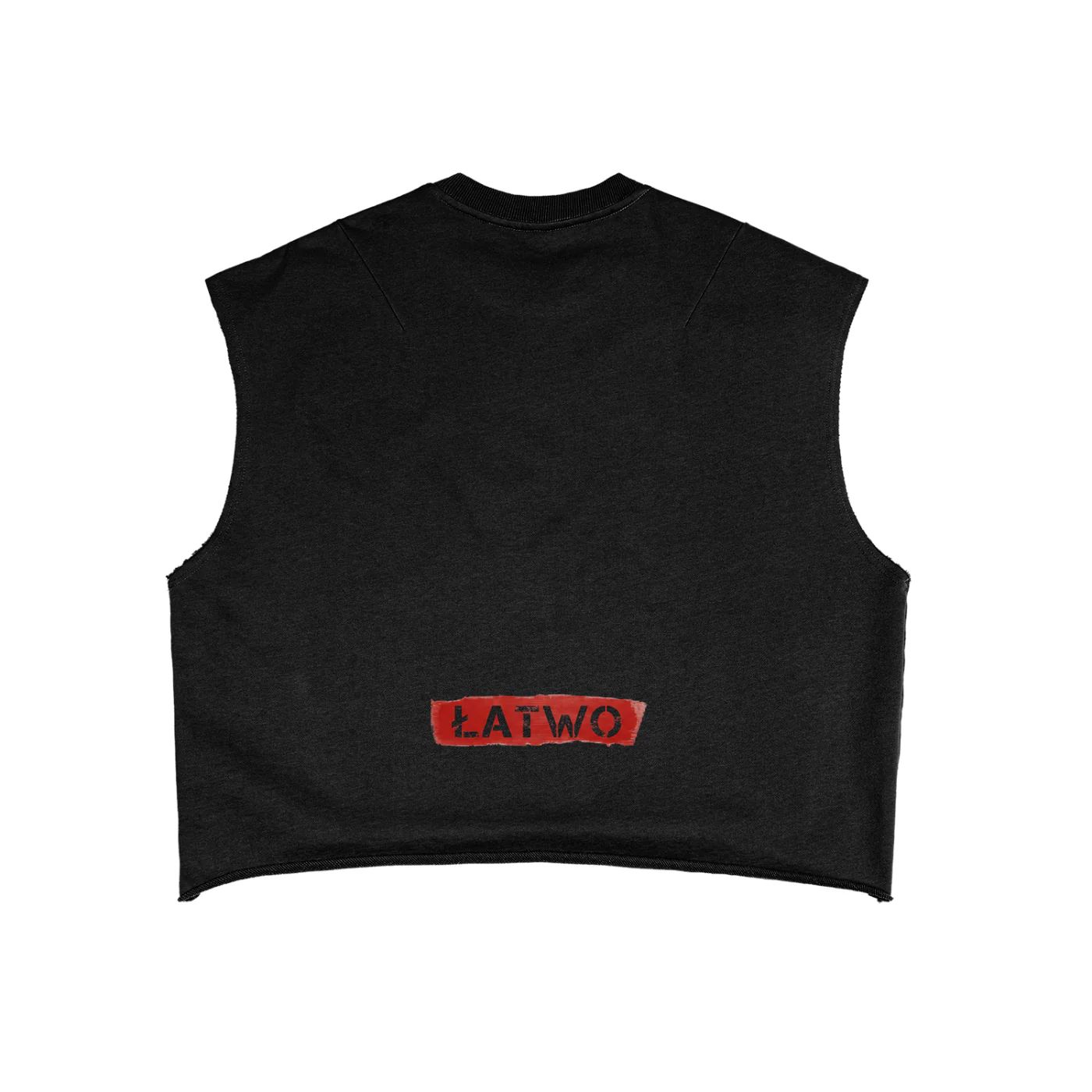 ŁATWOGANG drop 44 — Tank Top Boxy French Terry - ŁATWOGANG™ — detal (3/13)