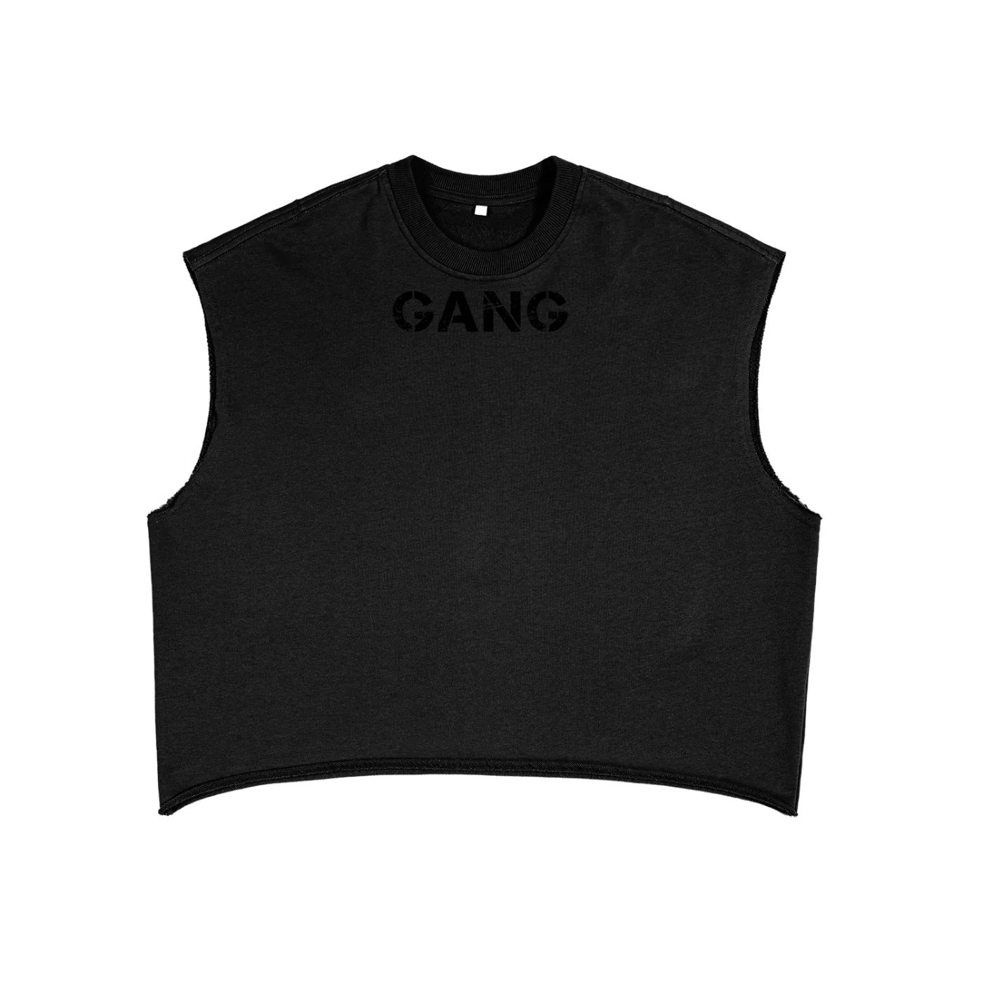 ŁATWOGANG drop 44 — Tank Top Boxy French Terry - ŁATWOGANG™ — tył (2/13)
