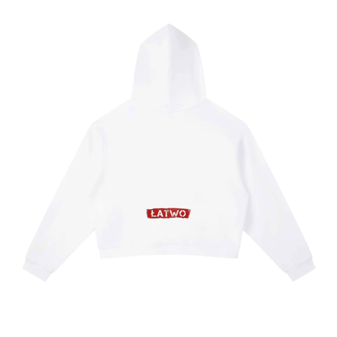 ŁATWOGANG drop 46 — Bluza z kapturem Contrast Side Stripe Cropped - ŁATWOGANG™ — widok 6 (6/11)