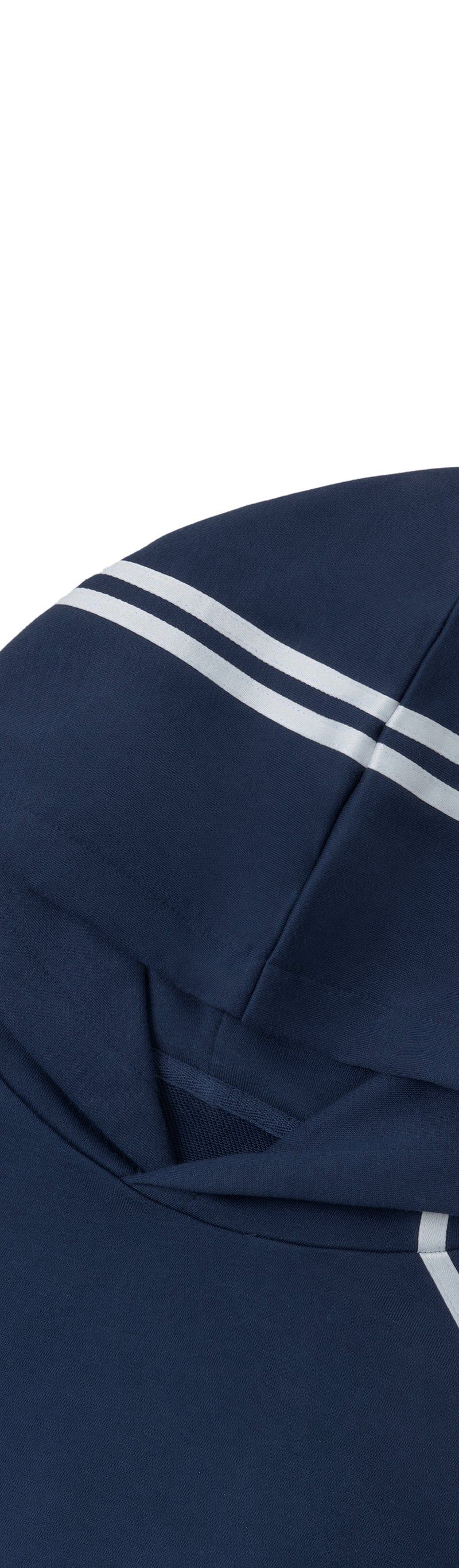 ŁATWOGANG drop 46 — Bluza z kapturem Contrast Side Stripe Cropped - ŁATWOGANG™ — widok 8 (8/11)