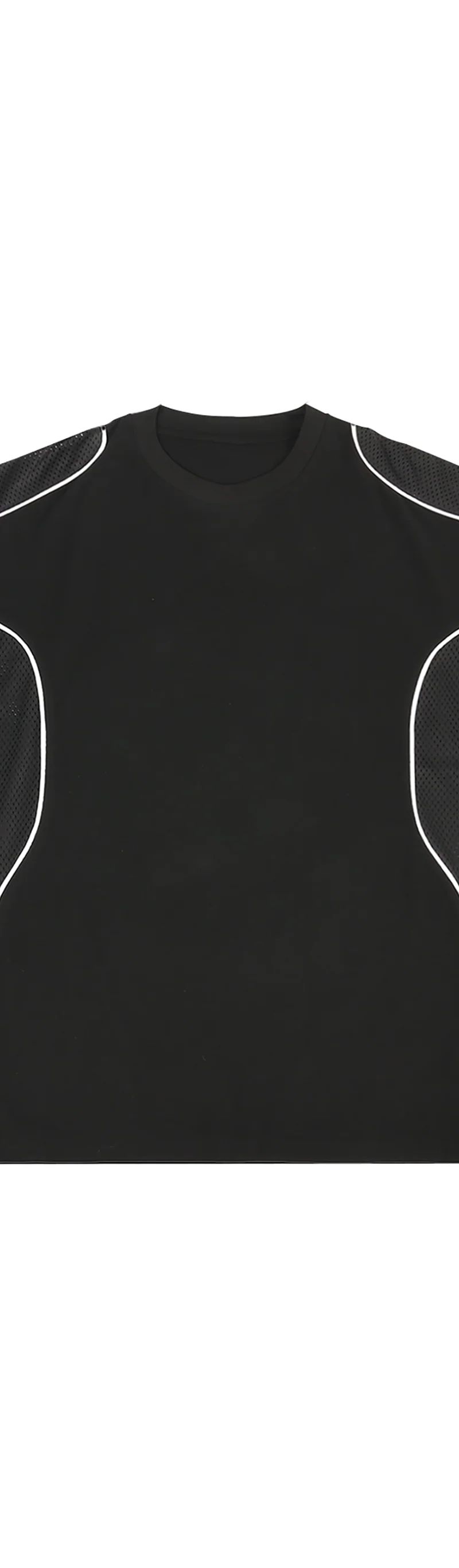 ŁATWOGANG drop 47 — T-shirt Contrast Piped Panel - ŁATWOGANG™ — szczegół (5/14)