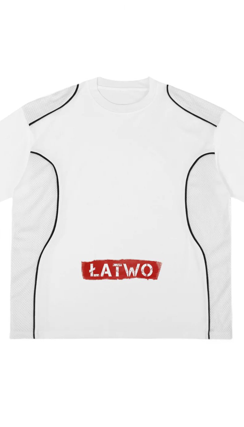 ŁATWOGANG drop 47 — T-shirt Contrast Piped Panel - ŁATWOGANG™ — lookbook (4/14)