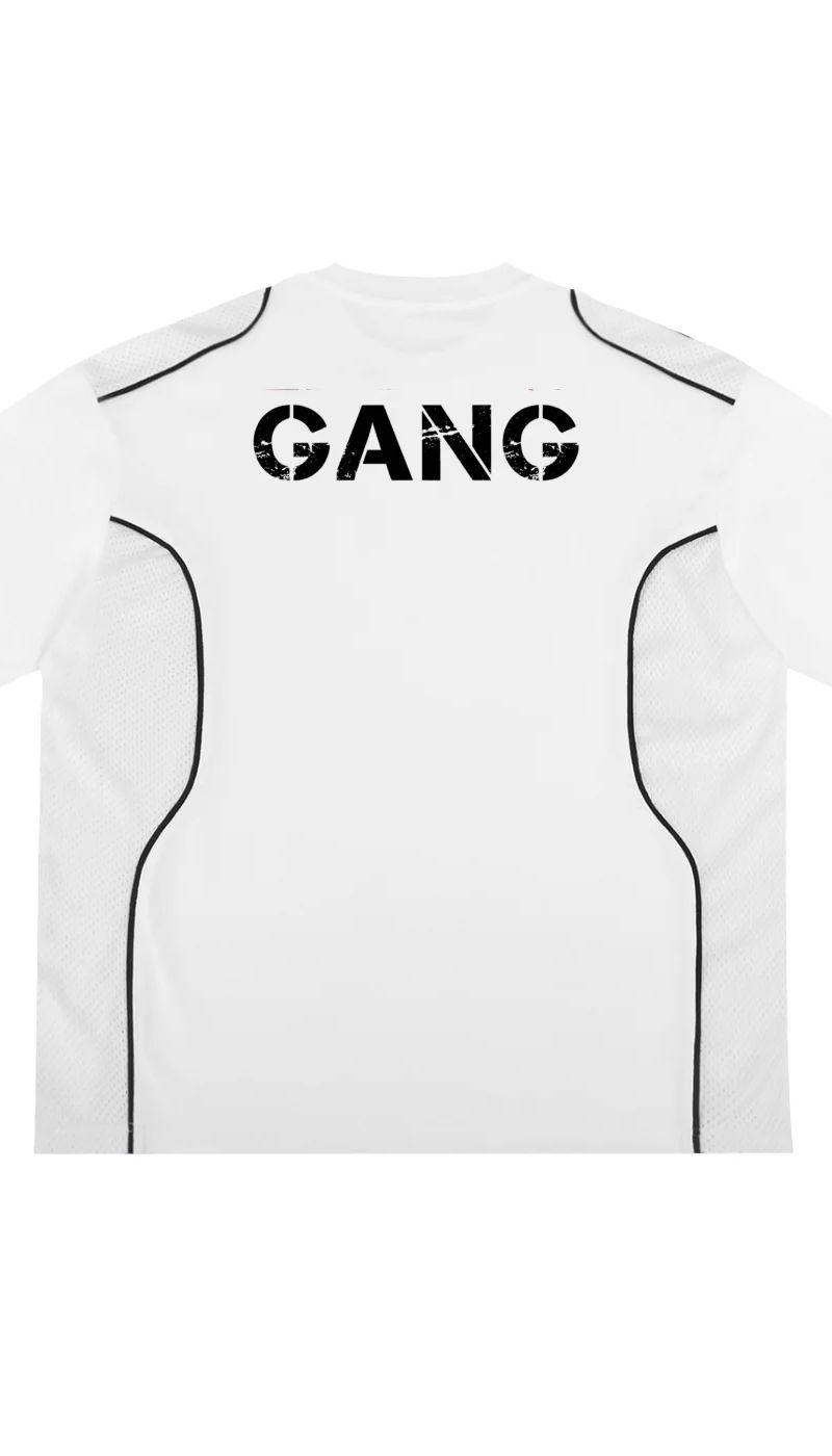 ŁATWOGANG drop 47 — T-shirt Contrast Piped Panel - ŁATWOGANG™ — przód (1/14)