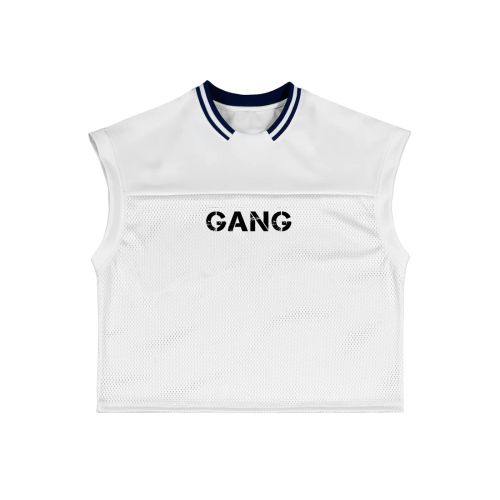 ŁATWOGANG drop 48 — T-shirt bez rękawów Loose Mesh - ŁATWOGANG™