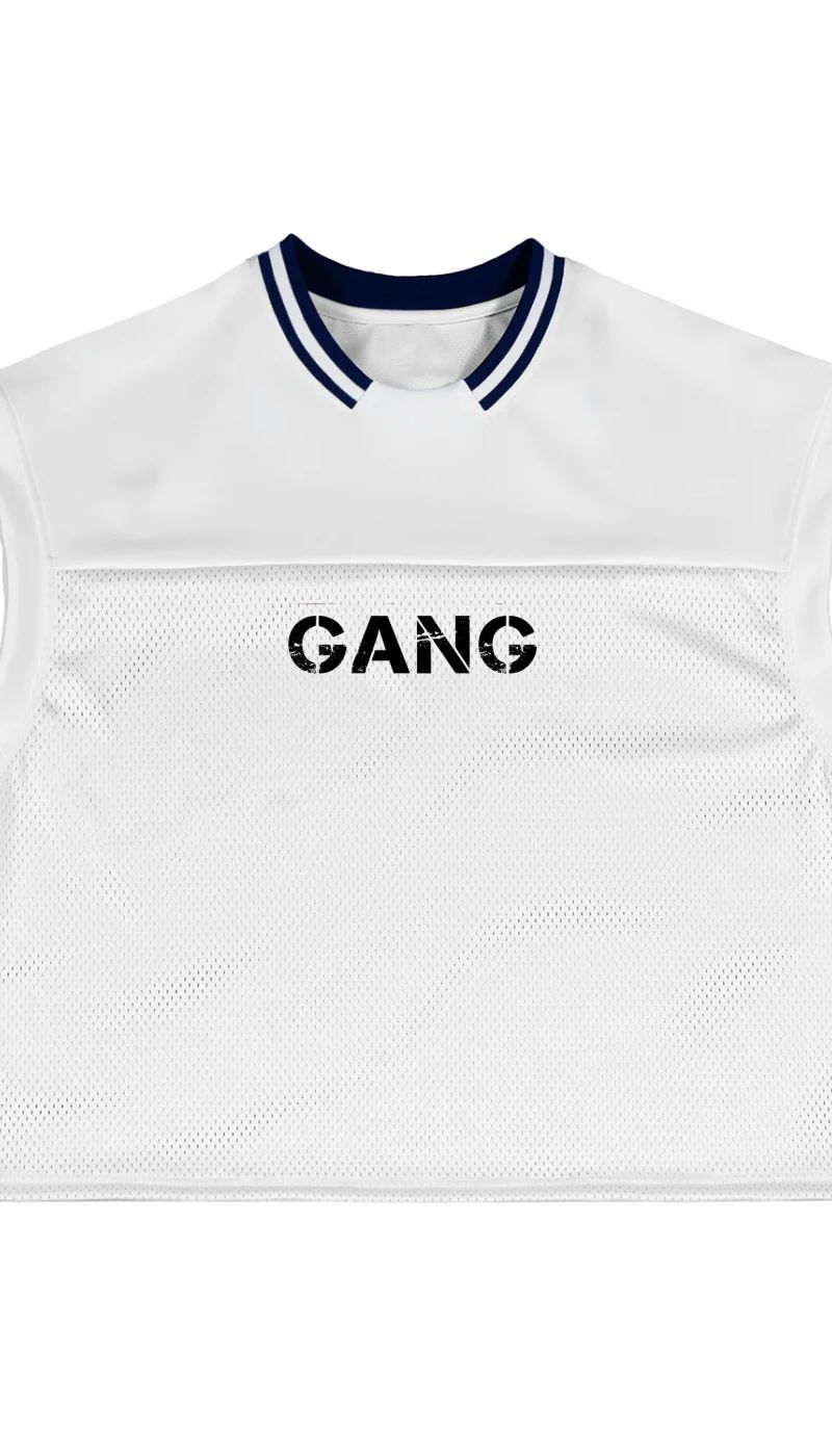 ŁATWOGANG drop 48 — T-shirt bez rękawów Loose Mesh - ŁATWOGANG™ — przód (1/8)