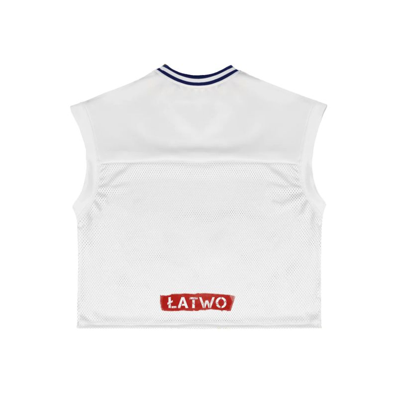 ŁATWOGANG drop 48 — T-shirt bez rękawów Loose Mesh - ŁATWOGANG™ — tył (2/8)