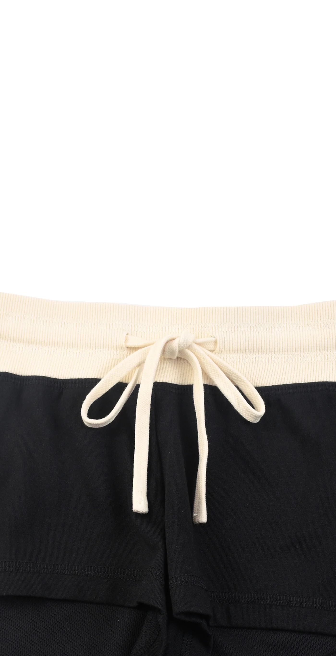 ŁATWOGANG drop 49 — Damskie szorty z kontrastowymi paskami - ŁATWOGANG™ — widok 13 (13/17)