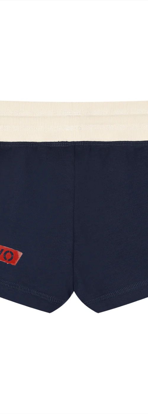 ŁATWOGANG drop 49 — Damskie szorty z kontrastowymi paskami - ŁATWOGANG™