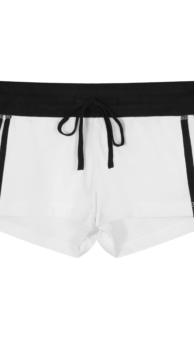 ŁATWOGANG drop 49 — Damskie szorty z kontrastowymi paskami - ŁATWOGANG™ — lookbook (4/17)