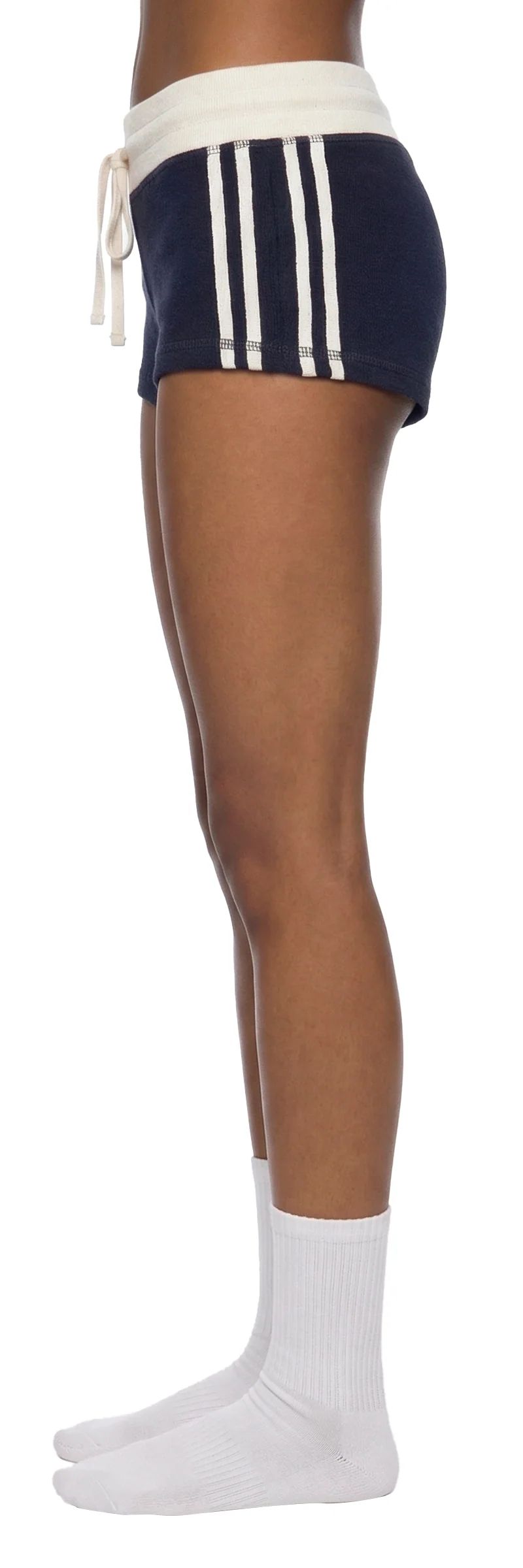 ŁATWOGANG drop 49 — Damskie szorty z kontrastowymi paskami - ŁATWOGANG™ — widok 9 (9/17)