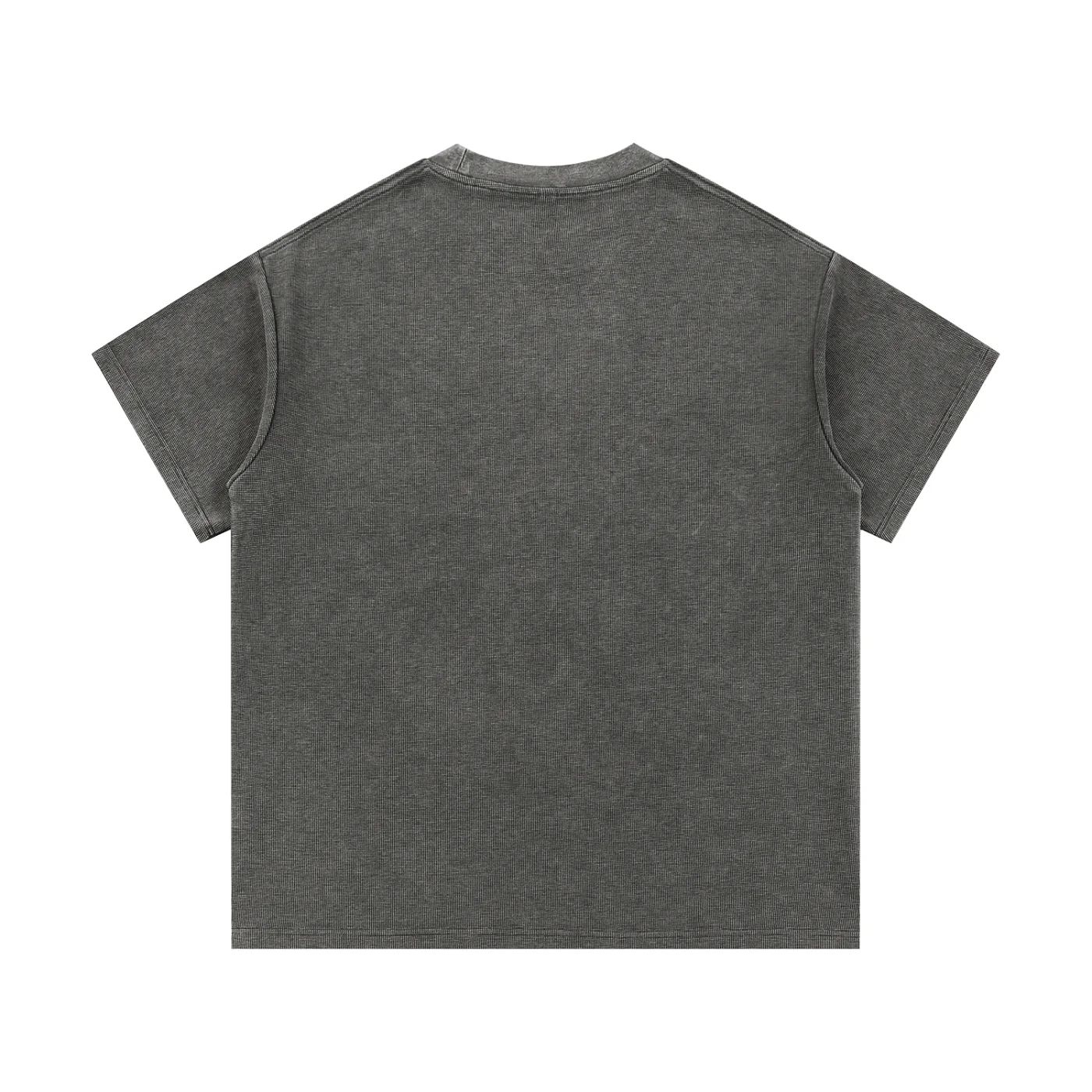 ŁATWOGANG drop 57 — T-shirt Mineral Wash Waffle Knit - ŁATWOGANG™ — widok 10 (10/23)