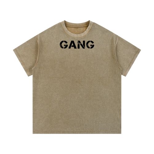 ŁATWOGANG drop 57 — T-shirt Mineral Wash Waffle Knit - ŁATWOGANG™