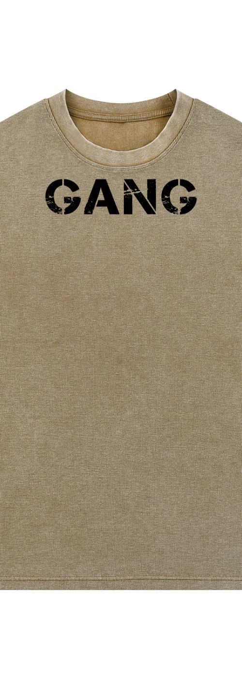 ŁATWOGANG drop 57 — T-shirt Mineral Wash Waffle Knit - ŁATWOGANG™