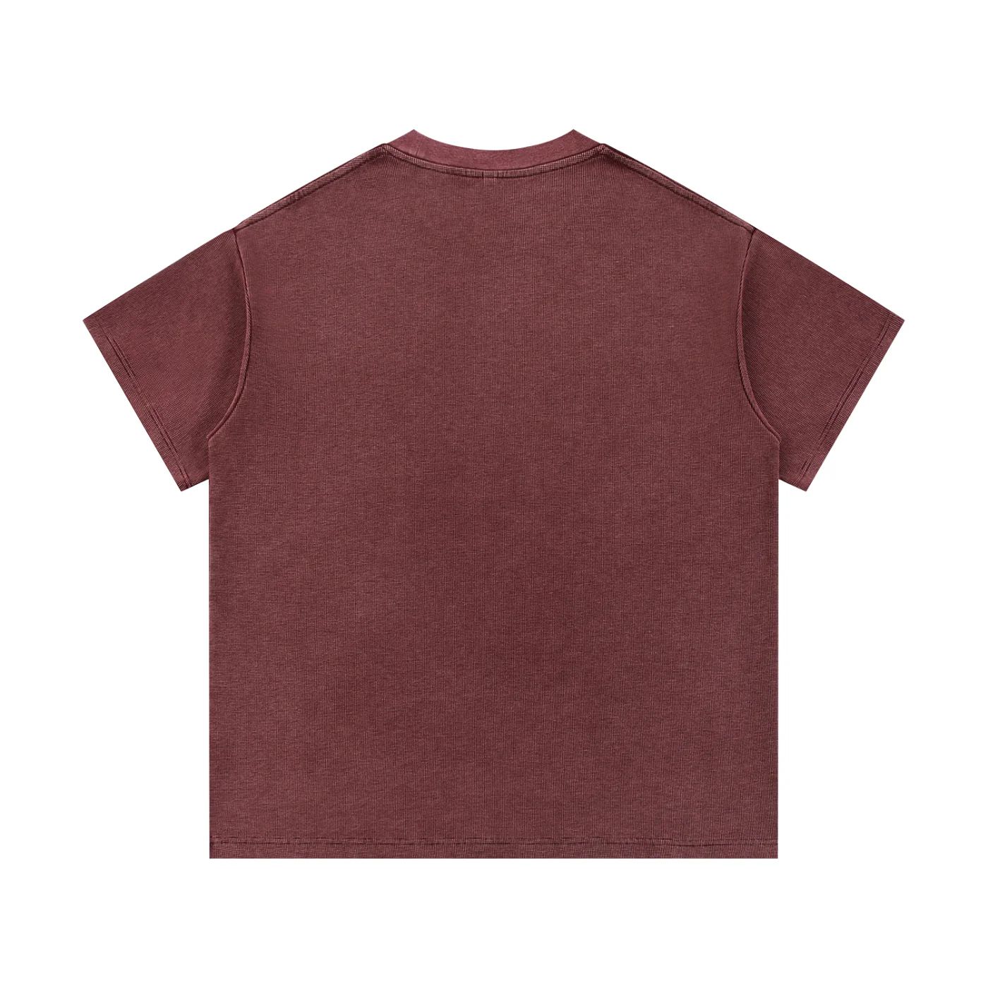ŁATWOGANG drop 57 — T-shirt Mineral Wash Waffle Knit - ŁATWOGANG™ — widok 16 (16/23)