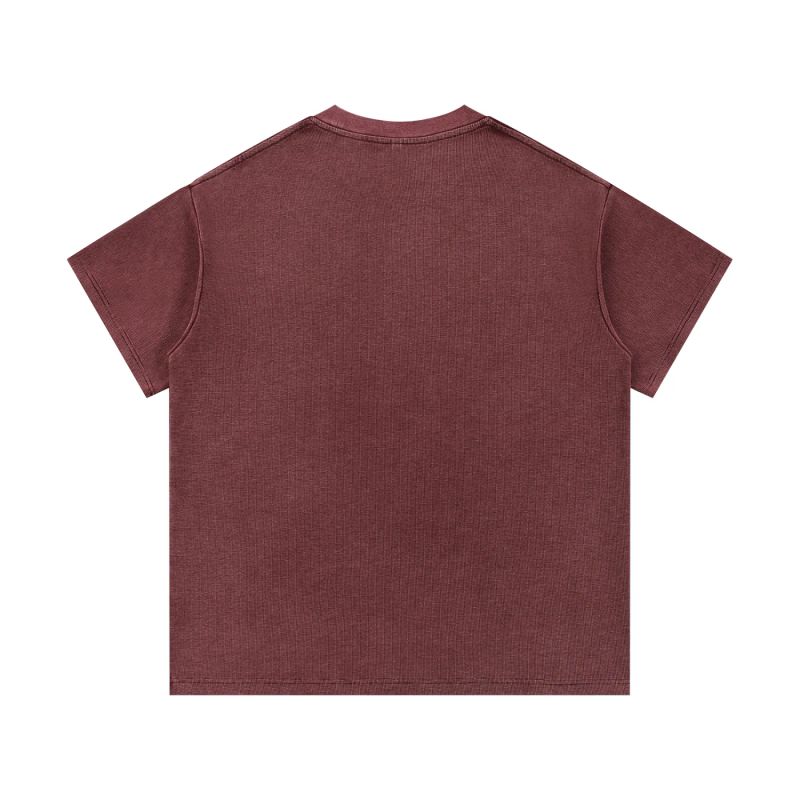 ŁATWOGANG drop 57 — T-shirt Mineral Wash Waffle Knit - ŁATWOGANG™ — widok 16 (16/23)