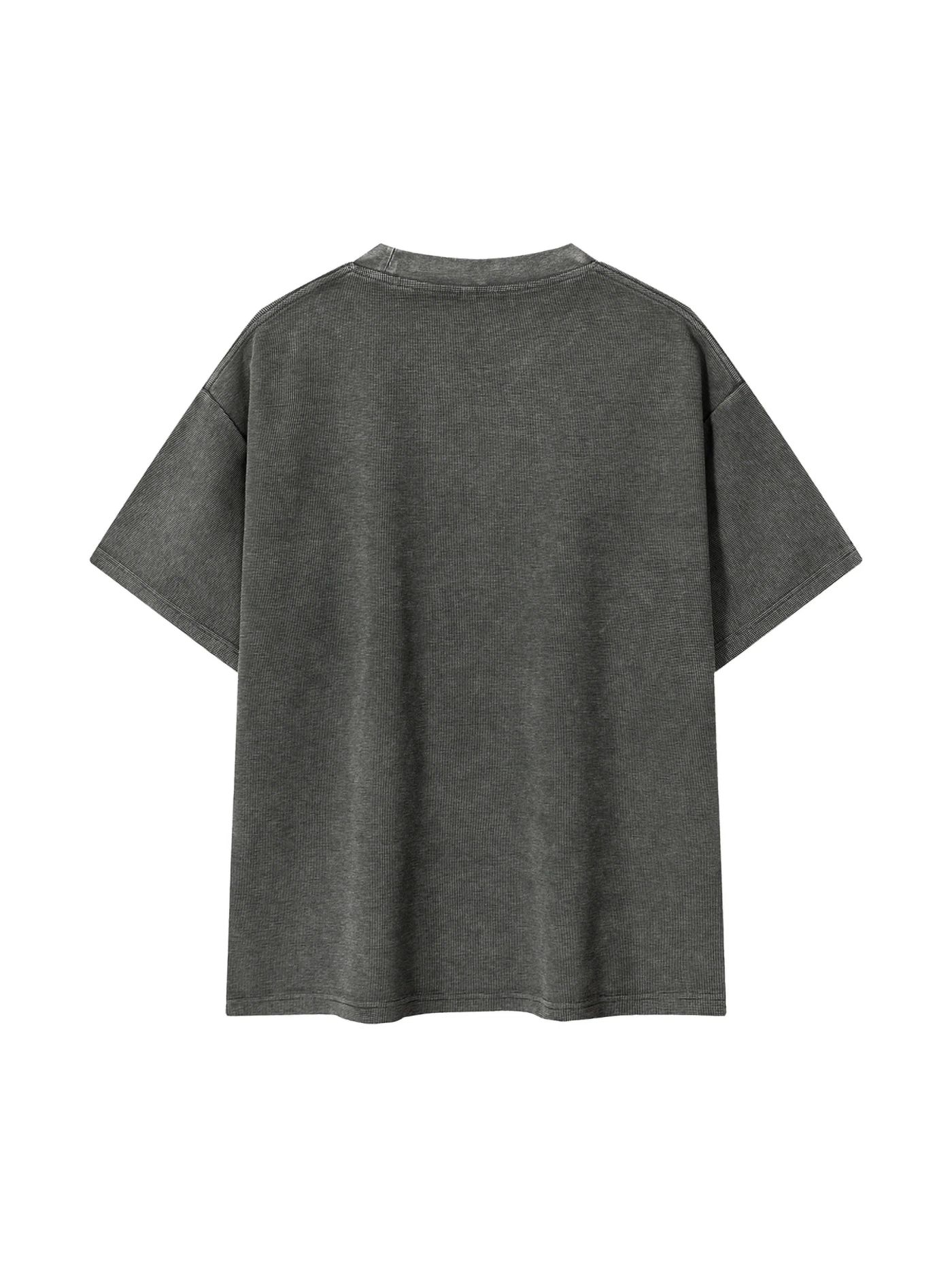 ŁATWOGANG drop 57 — T-shirt Mineral Wash Waffle Knit - ŁATWOGANG™ — widok 17 (17/23)