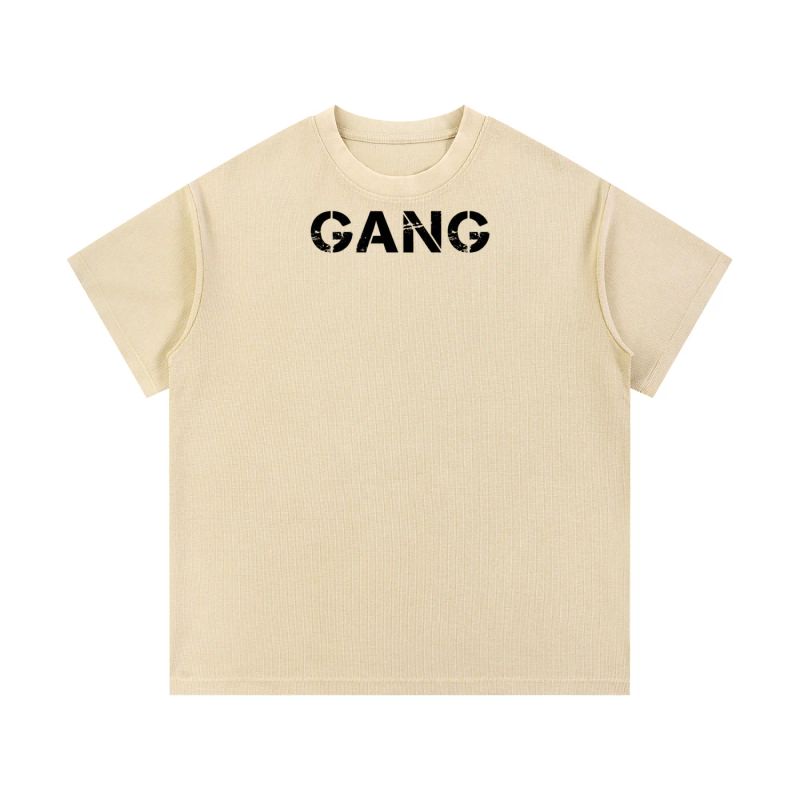 ŁATWOGANG drop 57 — T-shirt Mineral Wash Waffle Knit - ŁATWOGANG™ — lookbook (4/23)