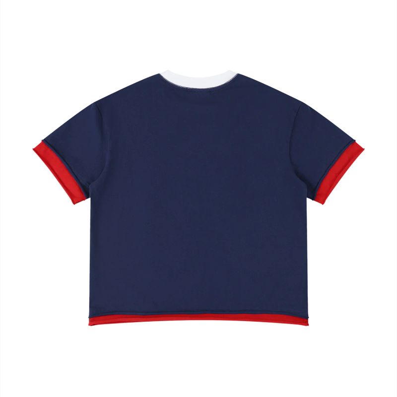 ŁATWOGANG drop 58 — T-shirt Boxy Color Block - ŁATWOGANG™ — widok 16 (16/32)