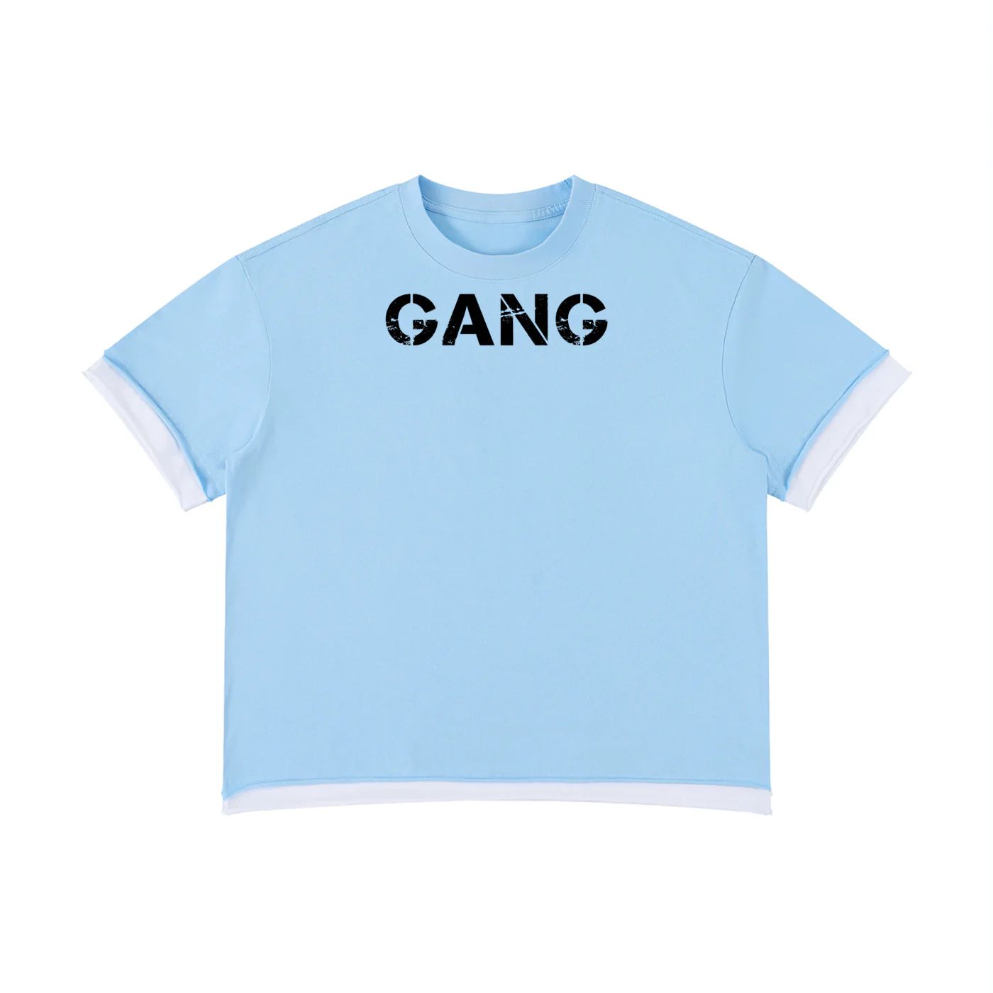 ŁATWOGANG drop 58 — T-shirt Boxy Color Block - ŁATWOGANG™ — szczegół (5/32)