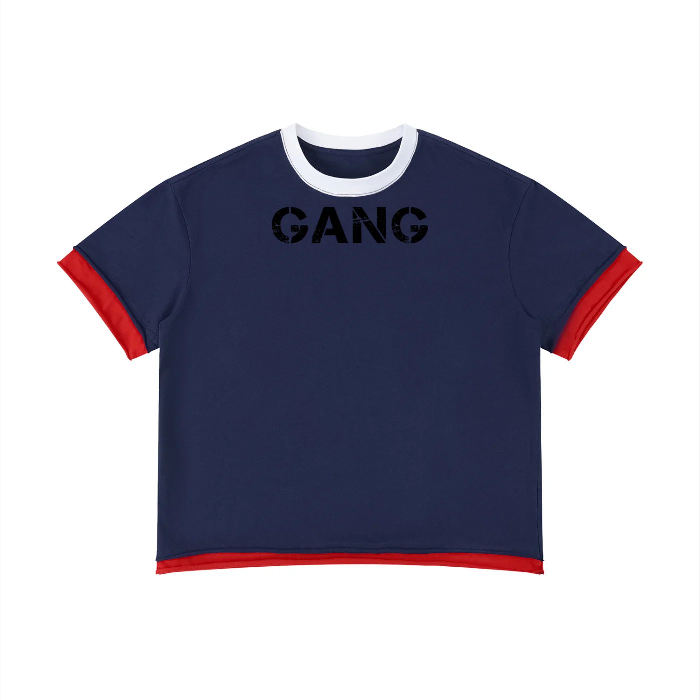 ŁATWOGANG drop 58 — T-shirt Boxy Color Block - ŁATWOGANG™ — widok 15 (15/32)