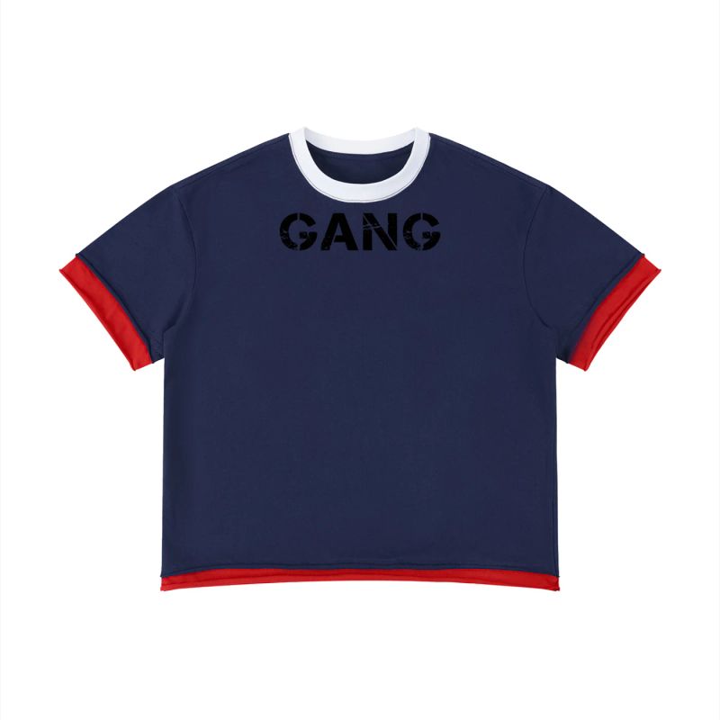 ŁATWOGANG drop 58 — T-shirt Boxy Color Block - ŁATWOGANG™ — widok 15 (15/32)