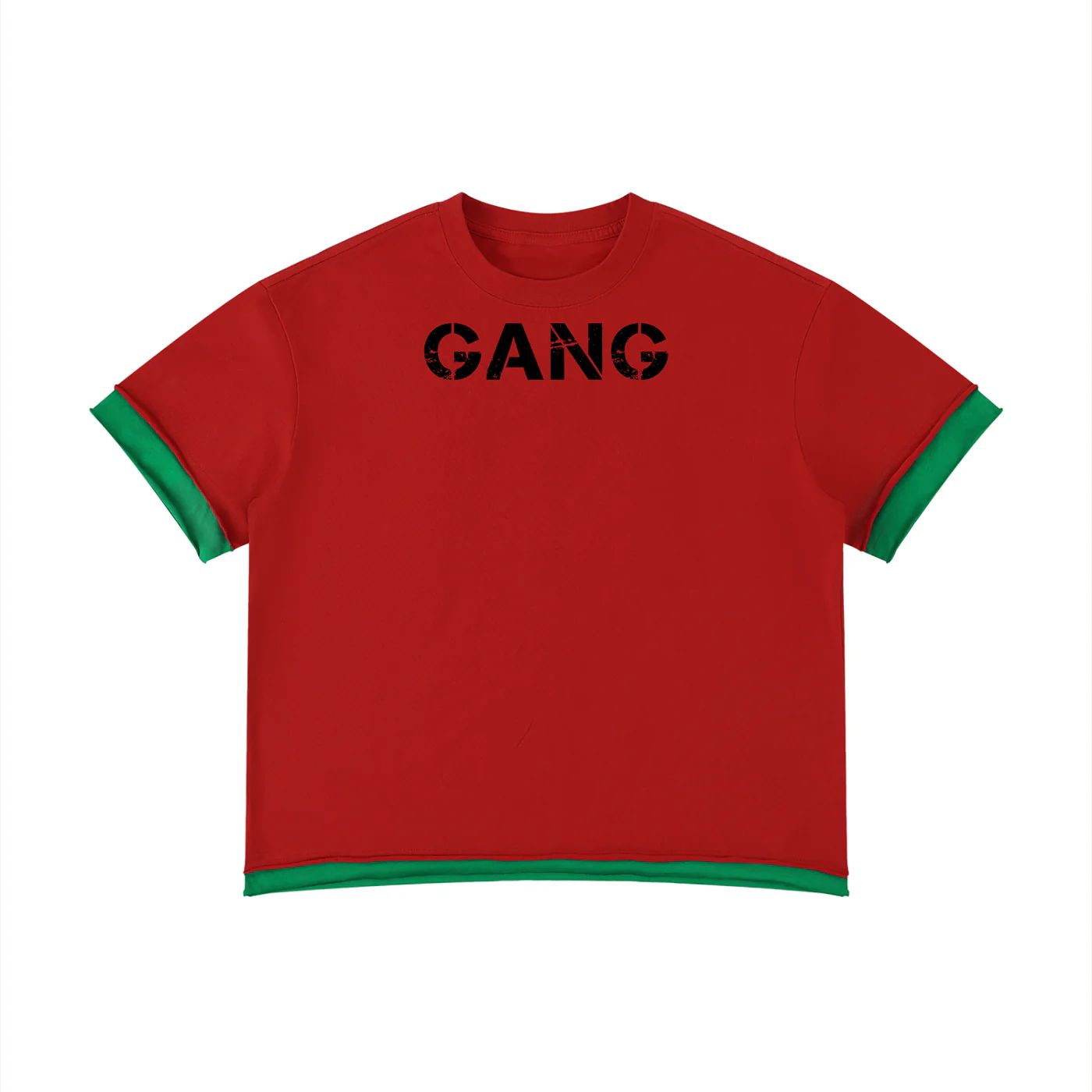 ŁATWOGANG drop 58 — T-shirt Boxy Color Block - ŁATWOGANG™ — widok 11 (11/32)