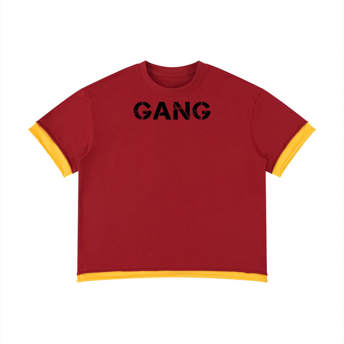 ŁATWOGANG drop 58 — T-shirt Boxy Color Block - ŁATWOGANG™ — widok 9 (9/32)