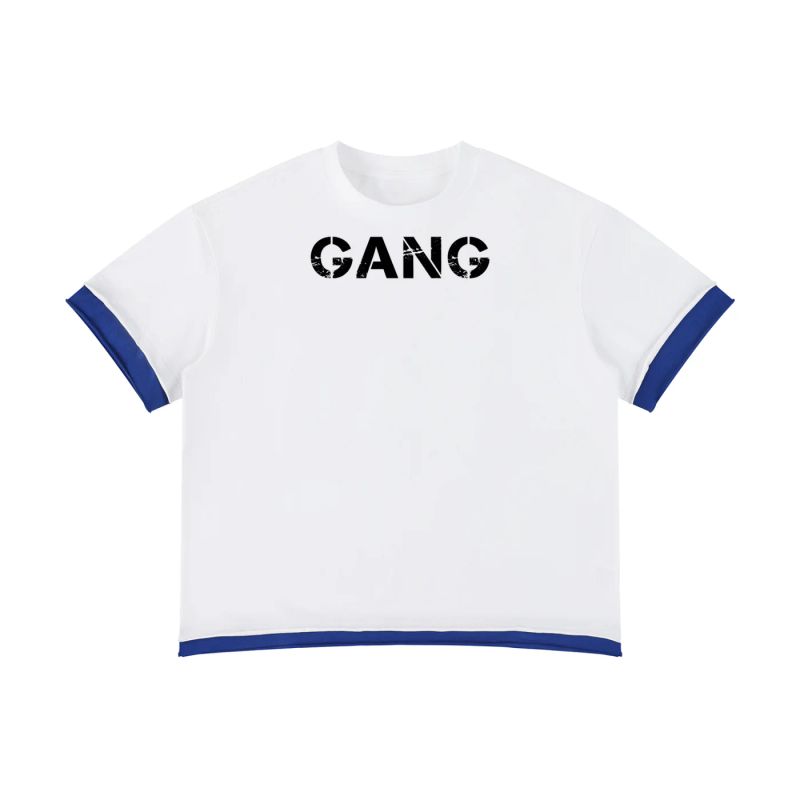 ŁATWOGANG drop 58 — T-shirt Boxy Color Block - ŁATWOGANG™ — tył (2/32)