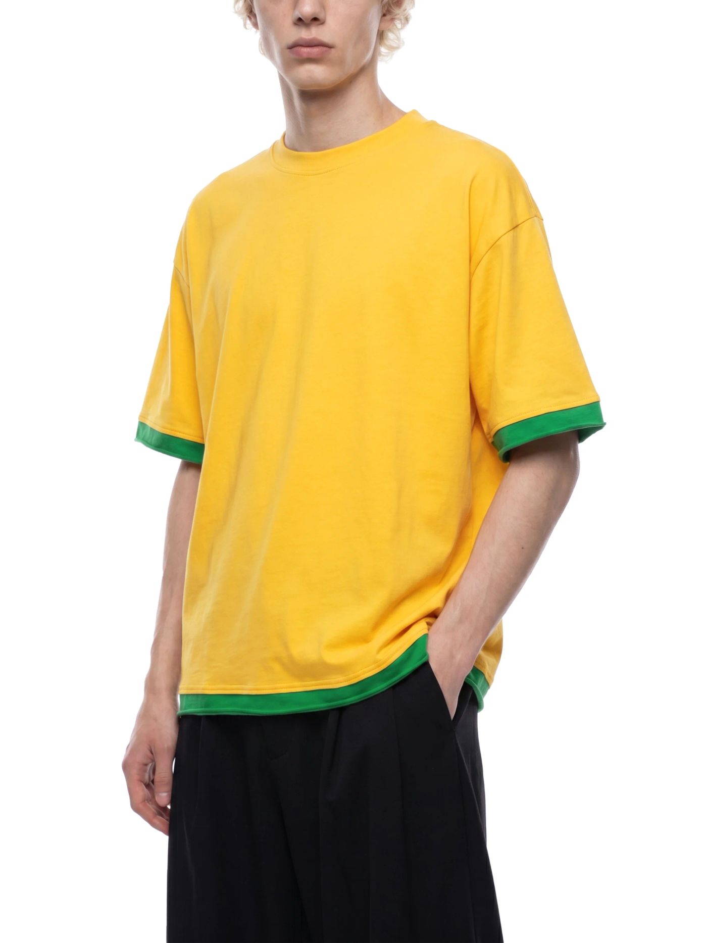 ŁATWOGANG drop 58 — T-shirt Boxy Color Block - ŁATWOGANG™ — widok 19 (19/32)