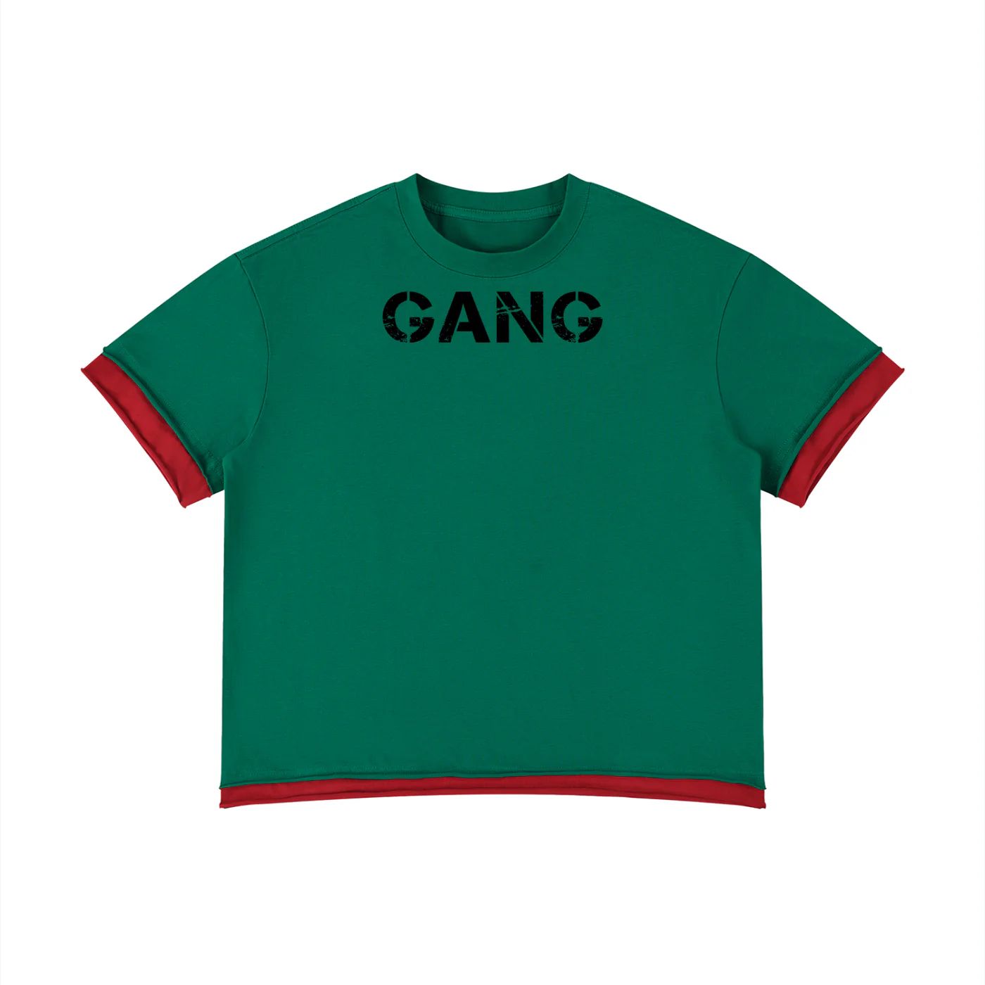 ŁATWOGANG drop 58 — T-shirt Boxy Color Block - ŁATWOGANG™ — widok 13 (13/32)