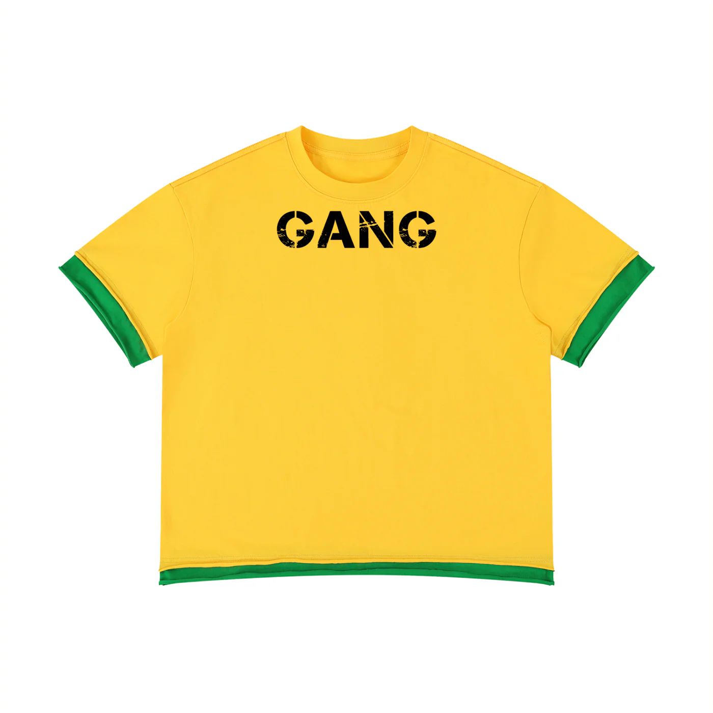 ŁATWOGANG drop 58 — T-shirt Boxy Color Block - ŁATWOGANG™ — widok 7 (7/32)