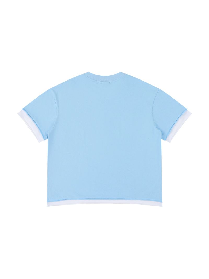 ŁATWOGANG drop 58 — T-shirt Boxy Color Block - ŁATWOGANG™ — widok 17 (17/32)