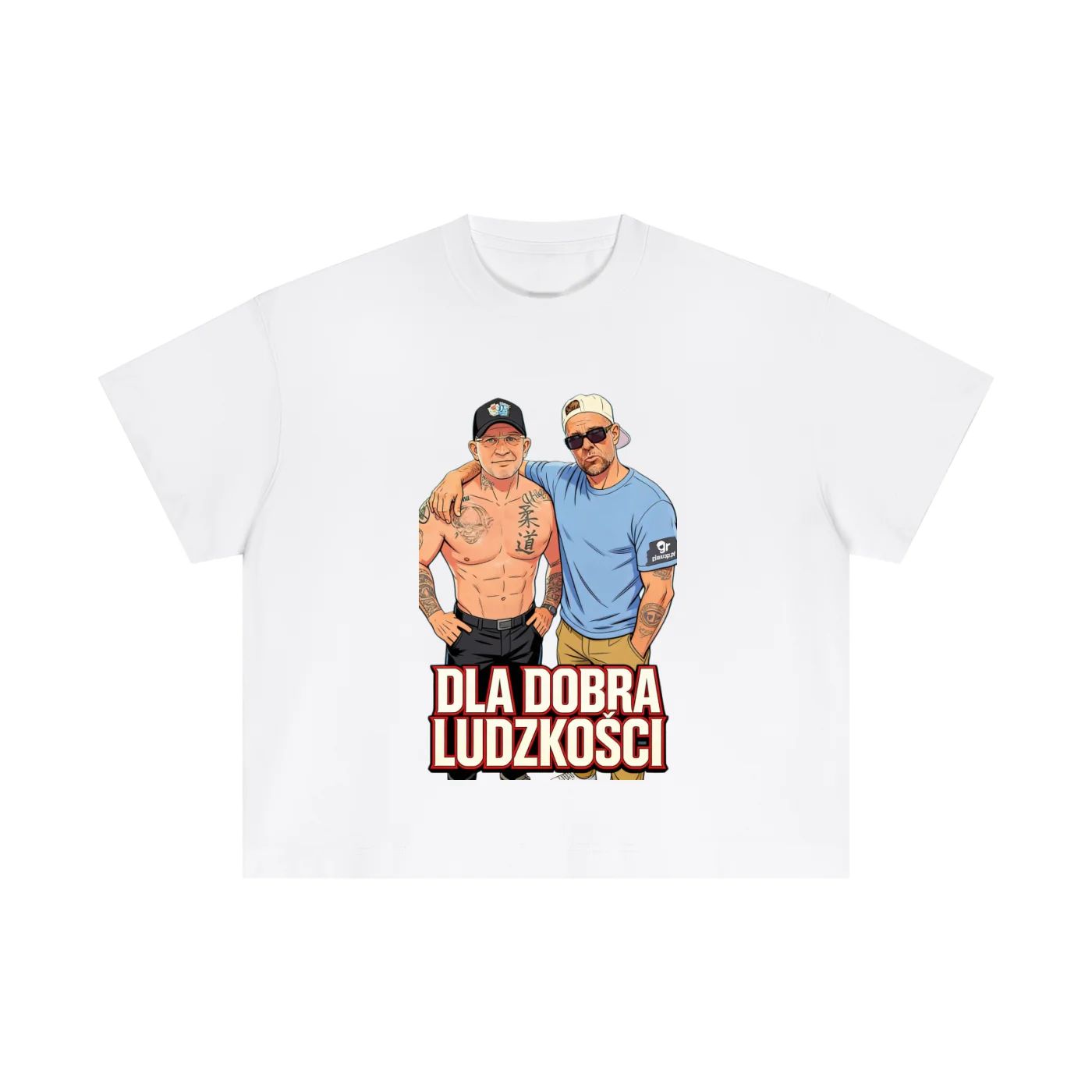 ŁATWOGANG drop 59 — T-shirt Essential Cotton Boxy - ŁATWOGANG™ — detal (3/23)