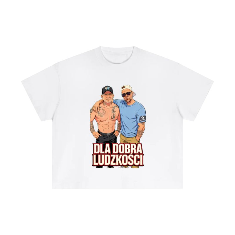 ŁATWOGANG drop 59 — T-shirt Essential Cotton Boxy - ŁATWOGANG™ — detal (3/23)